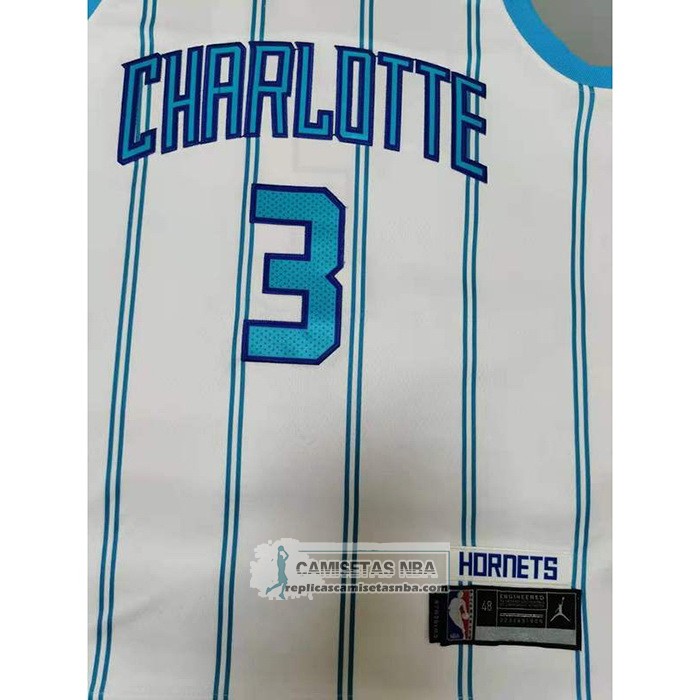 Camiseta Charlotte Hornets Terry Rozier III Association 2020-21 Blanco